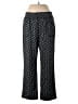 Lands' End Hearts Black Casual Pants Size M (petite) - photo 1
