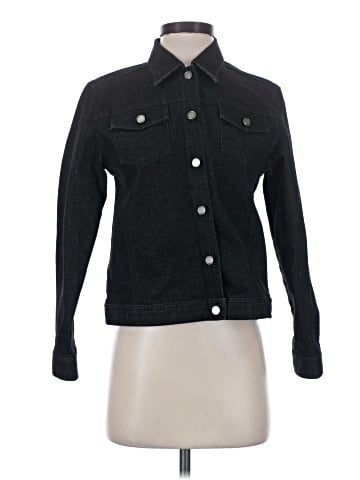 Petite Sophisticate Denim Jacket (view 1)