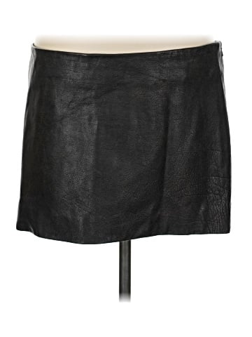 MNG Leather Skirt (view 1)