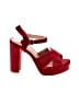 Unique Vintage Red Sandals Size 9 - photo 1