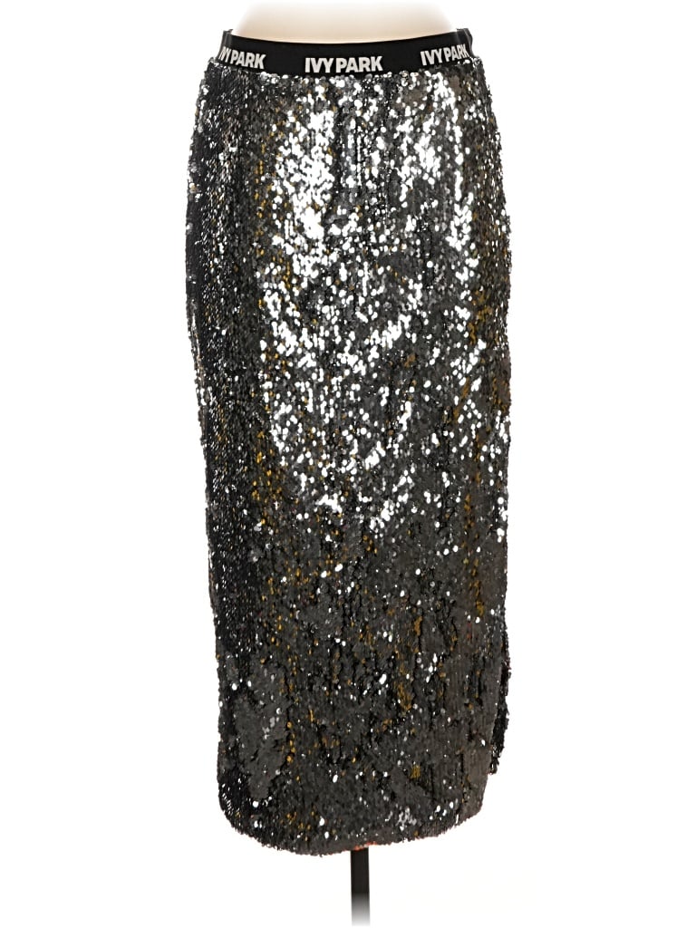 Pre-owned Ivy Park Formal Skirt In Silver