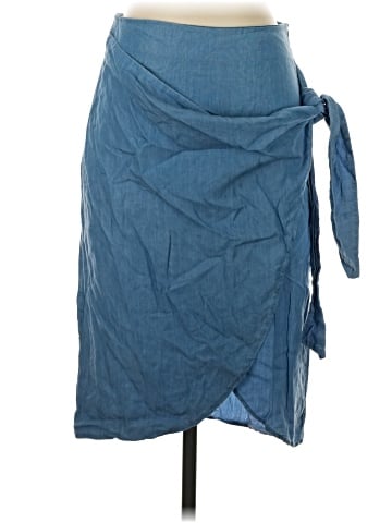 Zara TRF Denim Skirt (view 1)