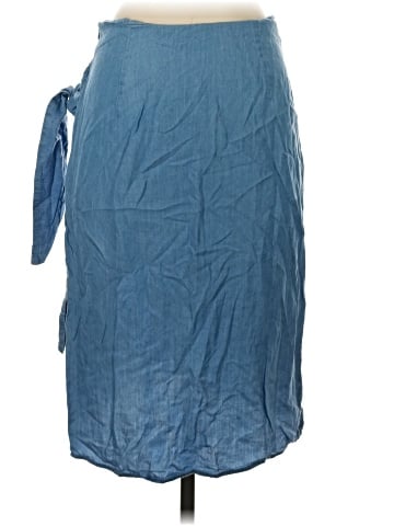 Zara TRF Denim Skirt (view 2)