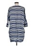 Maje 100% Viscose Stripes Blue Casual Dress Size Med (2) - photo 2