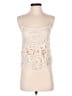 Zara Ivory Sleeveless Top Size M - photo 1