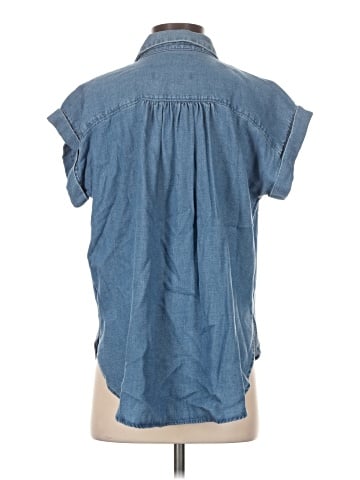 Ann Taylor LOFT Short Sleeve Button-Down Shirt (view 2)