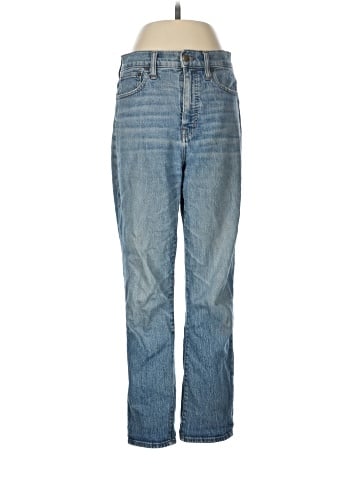Madewell Tall Classic Straight Jeans in Coldbrook Wash (view 1)