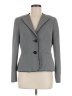 NIPON BOUTIQUE Stripes Gray Blazer Size 6 - photo 1