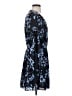 Parker 100% Polyester Print Blue Casual Dress Size S (estimated) - photo 4