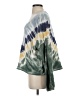 True Craft 100% Cotton Tie-dye Teal Pullover Sweater Size S - photo 5