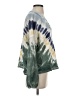 True Craft 100% Cotton Tie-dye Teal Pullover Sweater Size S - photo 4