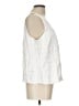 Topshop 100% Viscose White Sleeveless Blouse Size 12 - photo 4