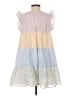 AaKaa 100% Cotton Color Block White Casual Dress Size S - photo 2