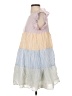 AaKaa 100% Cotton Color Block White Casual Dress Size S - photo 5
