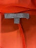Joan Vass 100% Polyester Orange 3/4 Sleeve Blouse Size 4 (0) - photo 4