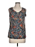 By Design Blue Sleeveless Blouse Size L - photo 1