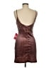 Speechless Metallic Burgundy Cocktail Dress Size M - photo 2