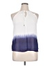 Now 100% Polyester White Sleeveless Blouse Size 12 - photo 1