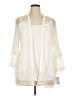 NY Collection 100% Rayon Ivory Vest Size XL - photo 1