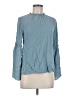 Sienna Sky Blue Long Sleeve Blouse Size M - photo 1