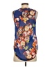 Daniel Rainn 100% Polyester Floral Graphic Blue Sleeveless Blouse Size XS (petite) - photo 2