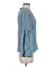 Sienna Sky Blue Long Sleeve Blouse Size M - photo 4