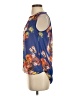 Daniel Rainn 100% Polyester Floral Graphic Blue Sleeveless Blouse Size XS (petite) - photo 5