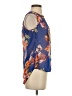 Daniel Rainn 100% Polyester Floral Graphic Blue Sleeveless Blouse Size XS (petite) - photo 4