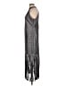 Boston Proper Gray Cocktail Dress Size L - photo 5