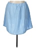 Cherish 100% Polyester Solid Blue Casual Skirt Size L - photo 1