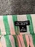 J.Crew 100% Linen Stripes Green Shorts Size M - photo 3