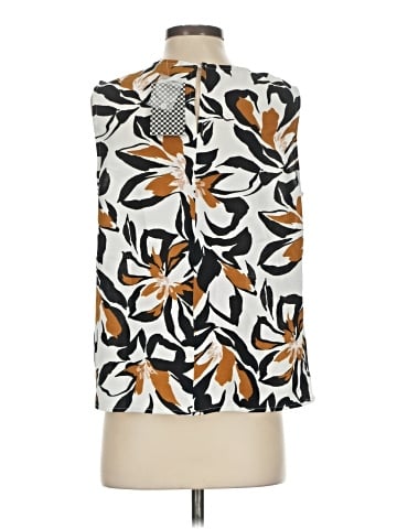 Como Black Sleeveless Blouse (view 2)