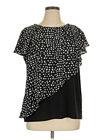 Easywear by Chico's Short Sleeve Blouse (view 1)