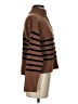 DKNY Stripes Brown Turtleneck Sweater Size S - photo 4