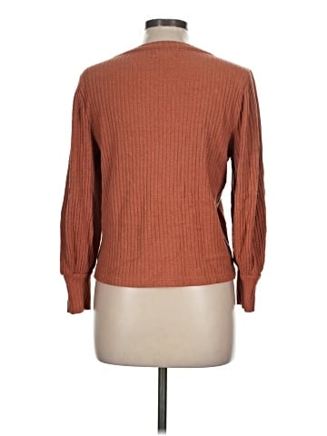 Madewell Brushed Rib Pleat-Sleeve Top (view 2)