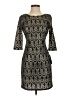 BCX 100% Polyester Paisley Black Cocktail Dress Size 3 - photo 1