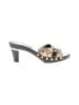 Coach 100% Canvas Gold Sandals Size 8 1/2 - photo 1