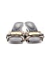 Coach 100% Canvas Gold Sandals Size 8 1/2 - photo 2