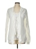 AGB 100% Cotton White Cardigan Size L - photo 1