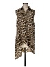 New Directions Brown Sleeveless Blouse Size L - photo 1