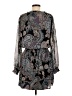 Allison Joy 100% Polyester Paisley Gray Casual Dress Size M - photo 2