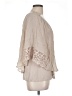AB Studio Tan 3/4 Sleeve Blouse Size L - photo 4