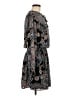 Allison Joy 100% Polyester Paisley Gray Casual Dress Size M - photo 4