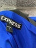 Express Solid Blue Formal Skirt Size 8 - photo 4