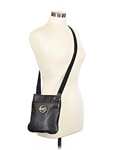 MICHAEL Michael Kors Leather Crossbody Bag (view 2)