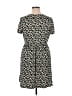 ModCloth Print Black Casual Dress Size XL - photo 2