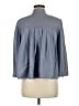 Zara Basic Blue 3/4 Sleeve Button-Down Shirt Size M - photo 2