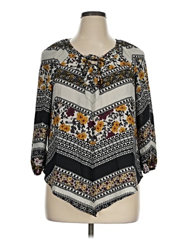 Heart Soul 3/4 Sleeve Blouse (view 1)