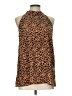 Doe & Rae 100% Polyester Brown Sleeveless Blouse Size L - photo 1