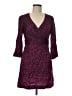Boden 100% Polyester Purple Cocktail Dress Size 6R - photo 1